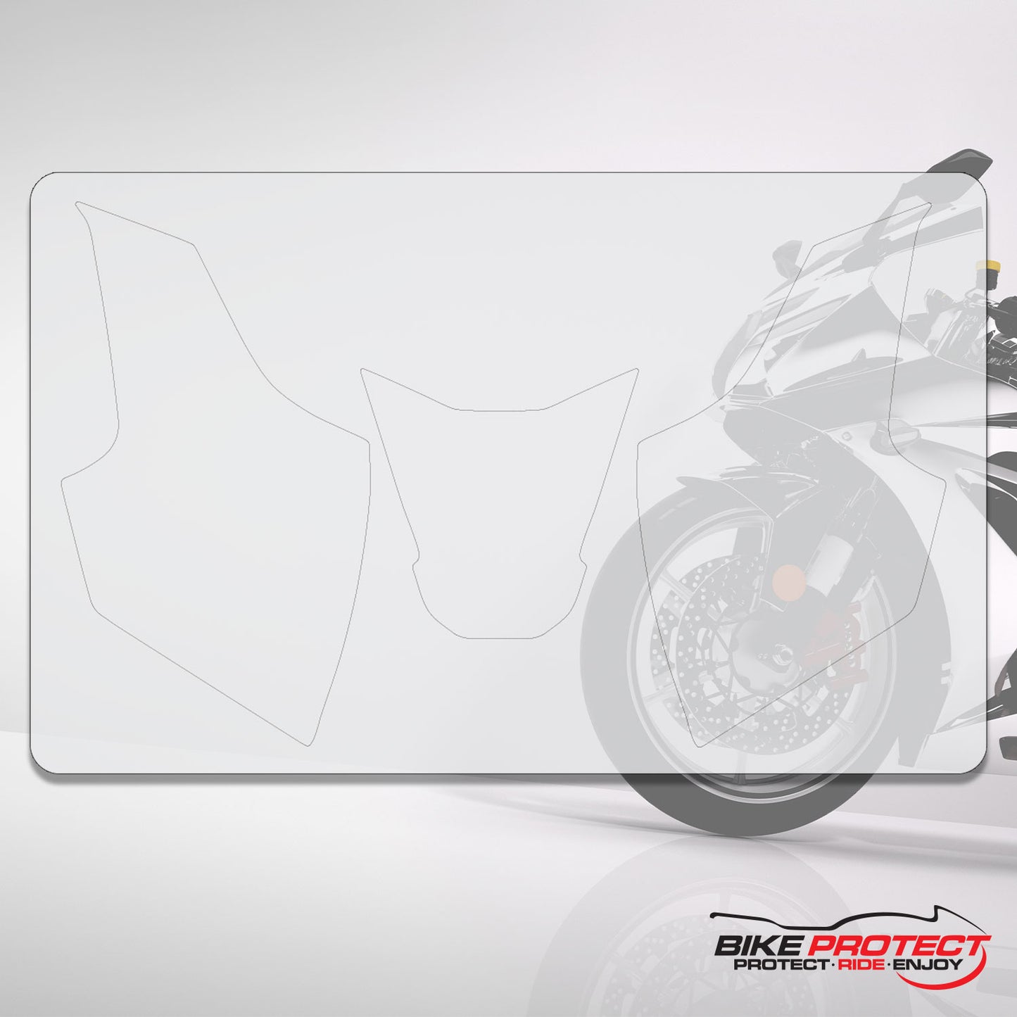 Yamaha XT660Z Ténéré (2008 - 2016) PPF Paint Protection Film Tank Kit