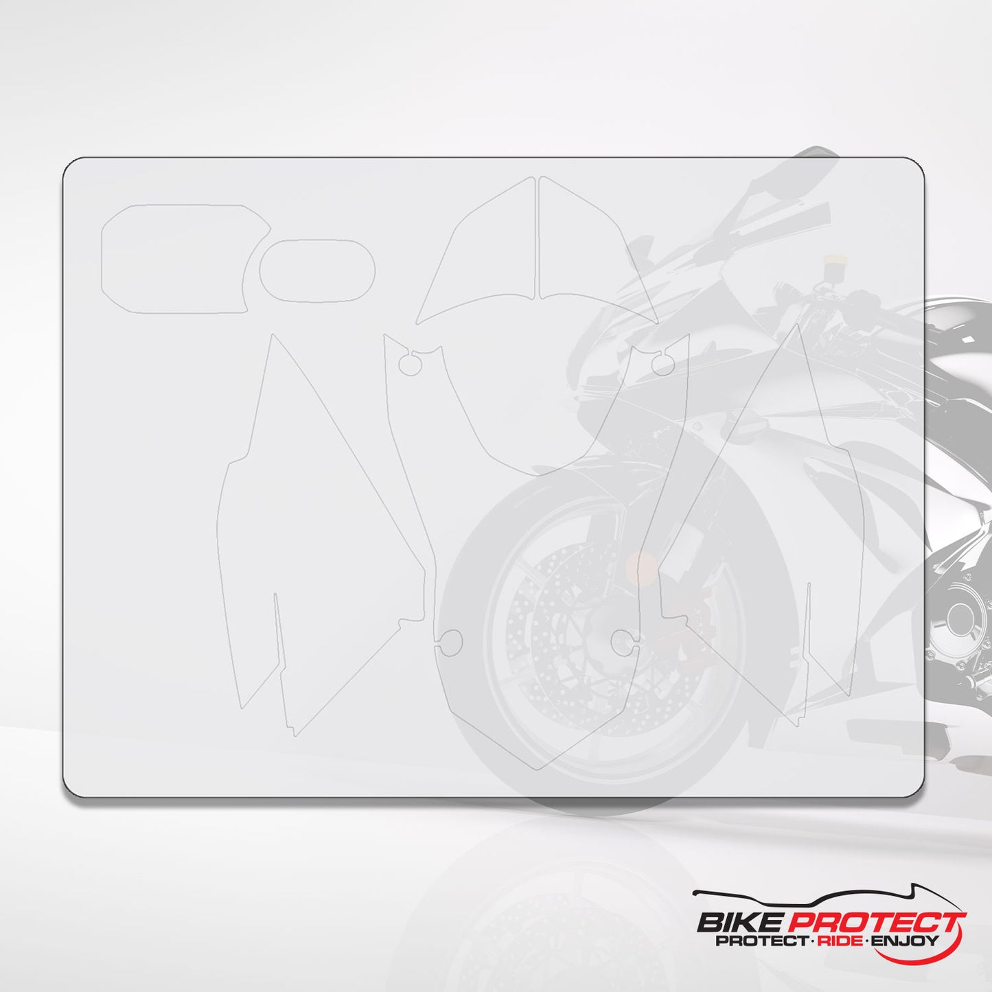 BMW F800 GS (2012 - 2018) PPF Paint Protection Film Tank Kit