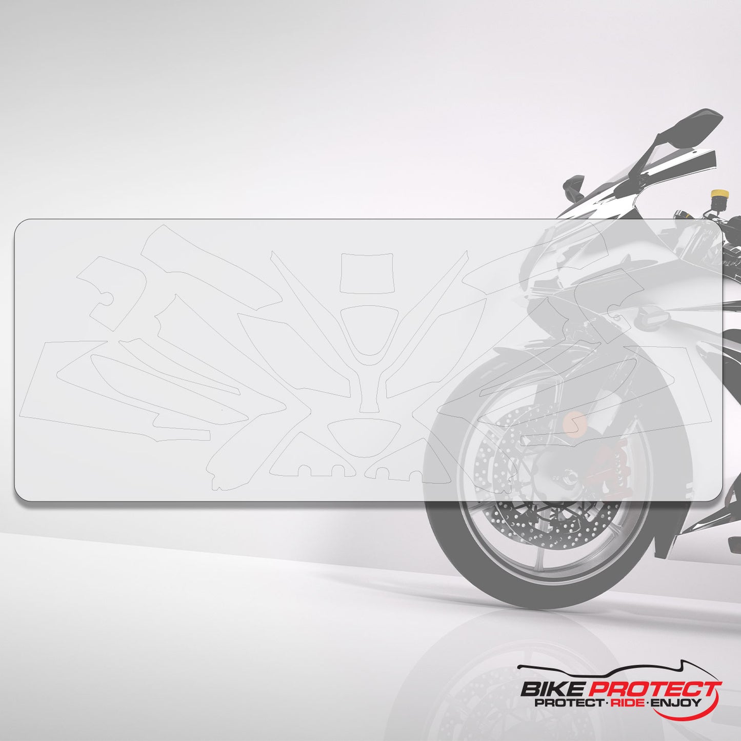 Triumph Tiger 1050 (2007 - 2010) PPF Paint Protection Film Full Kit