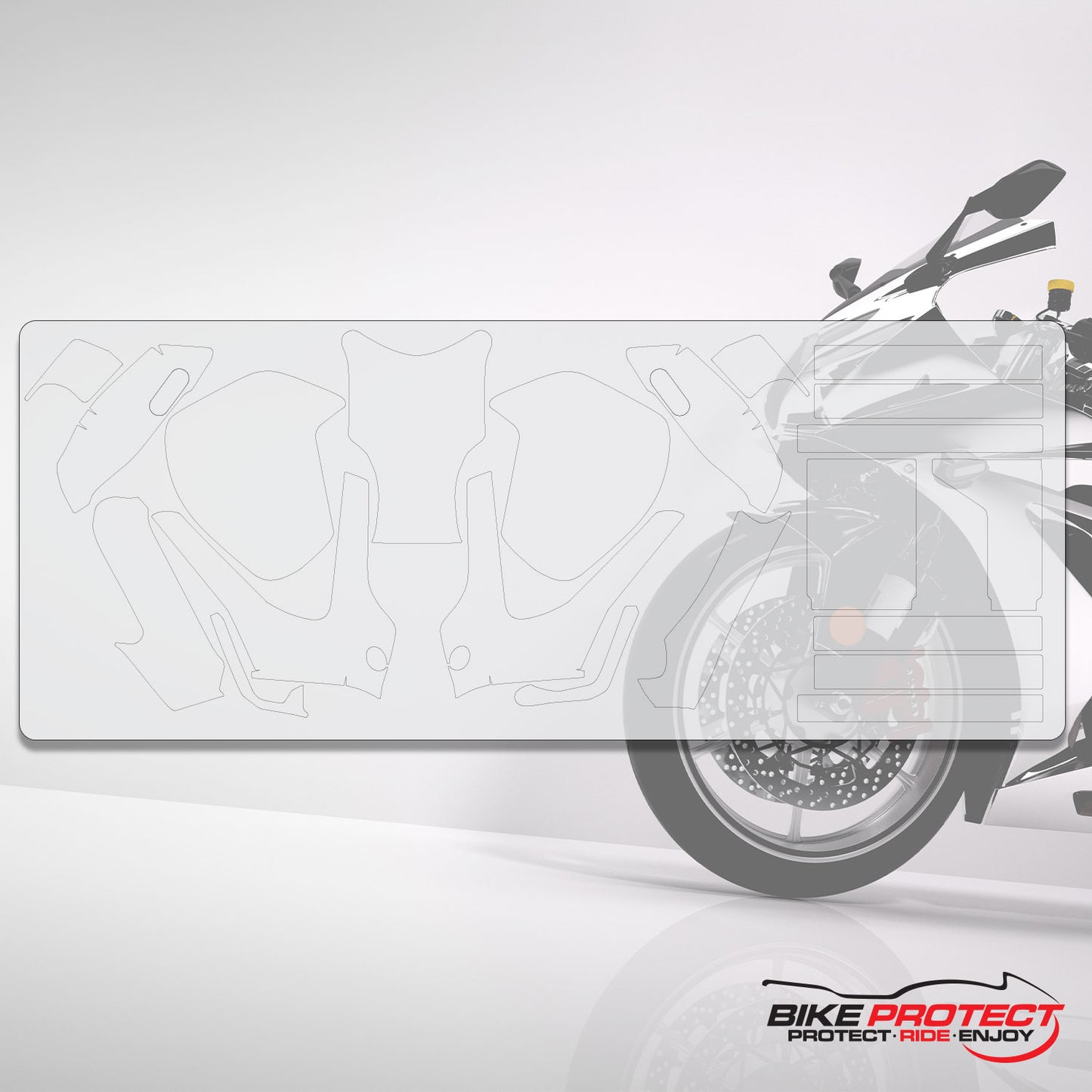 Yamaha XT1200Z Super Ténéré (2010 - 2021) PPF Paint Protection Film Full Kit