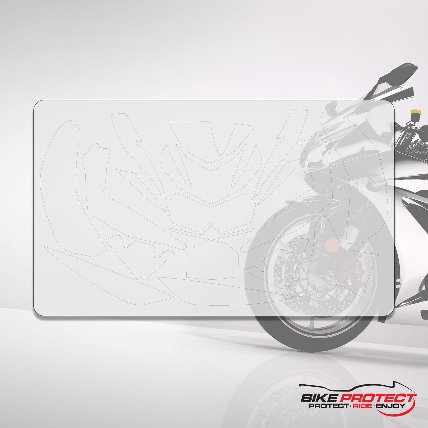 Kawasaki Z750 (2007-2012) PPF Paint Protection Film Full Kit