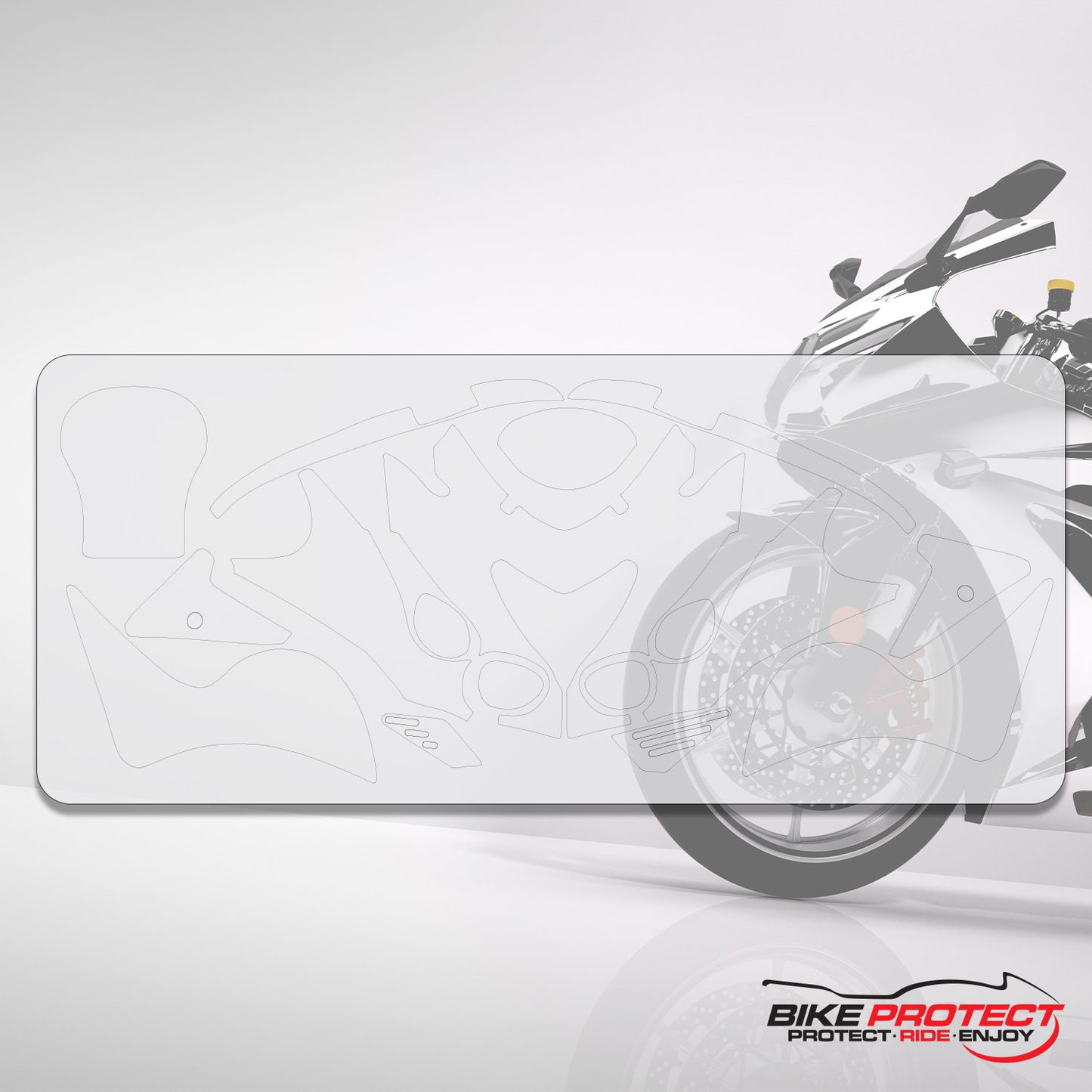 Kawasaki ZZ-R 1400 (2006-2011) PPF Paint Protection Film Kit