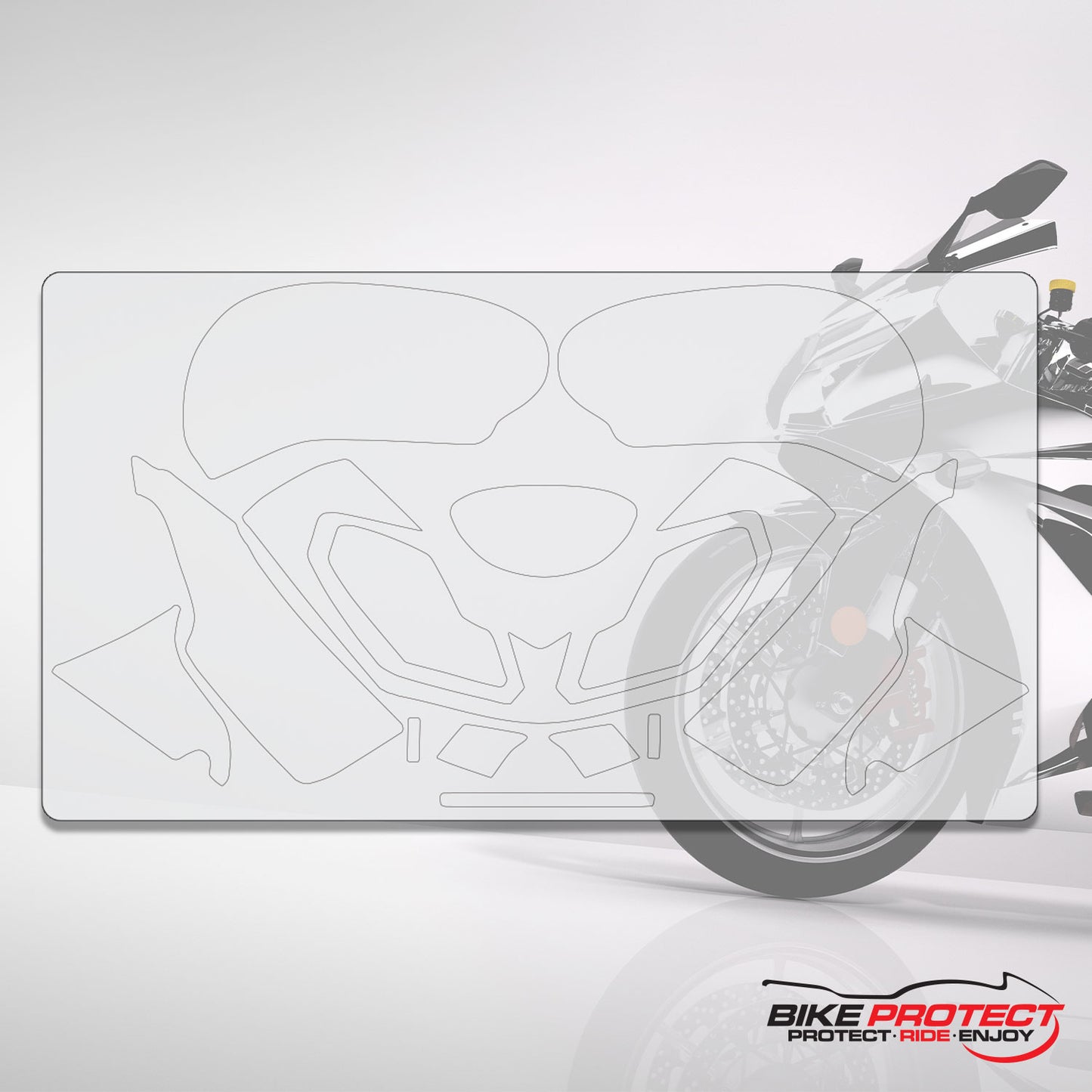 Aprilia Tuono 1000R Factory (2006 - 2011) PPF Paint Protection Film Full Kit
