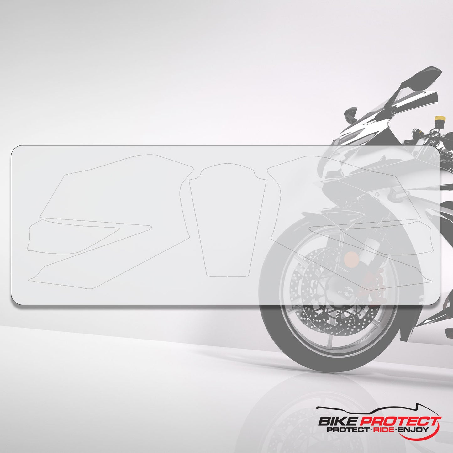 BMW F800 R (2009 - 2012) PPF Paint Protection Film Tank Kit