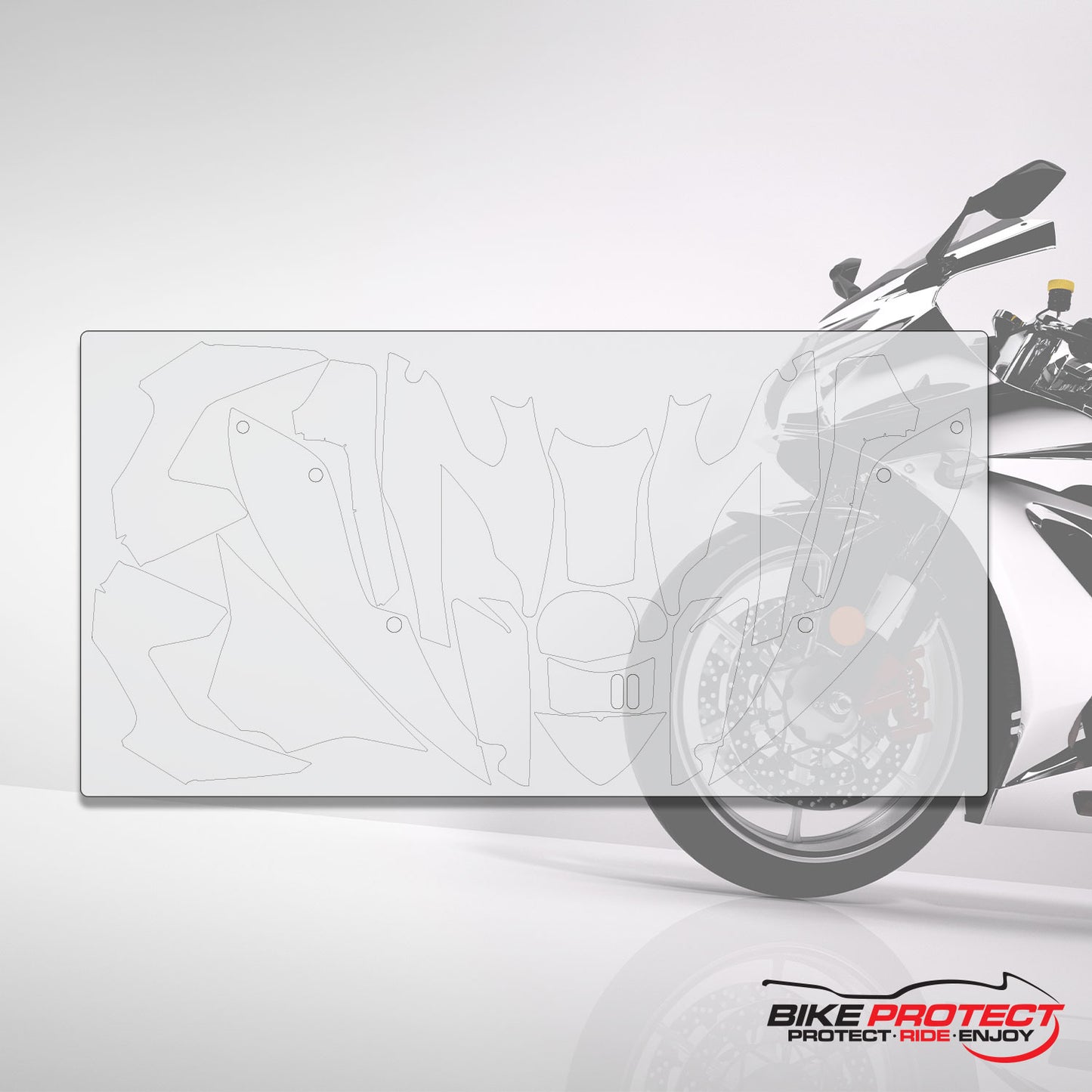 BMW HP2 Megamoto (2007 - 2010) PPF Paint Protection Film Full Kit