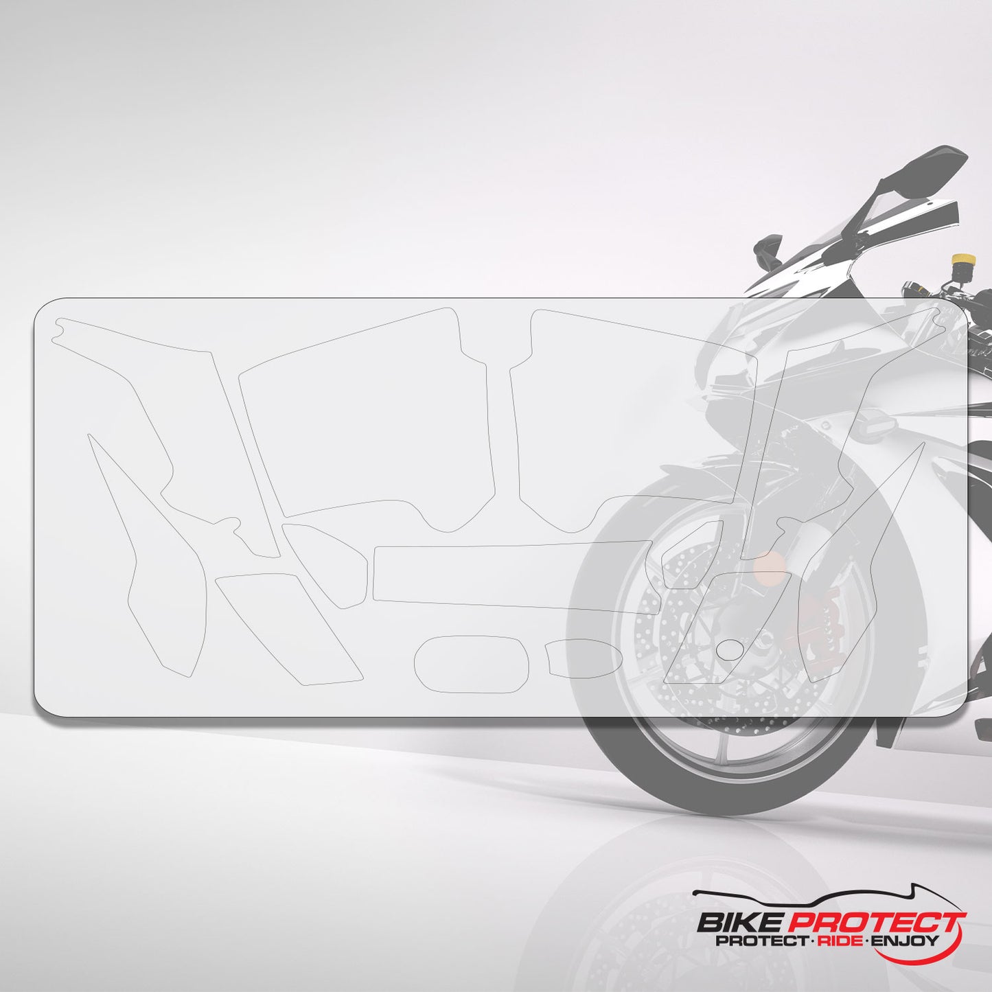 BMW K1200 R (2006 - 2008) PPF Paint Protection Film Full Kit