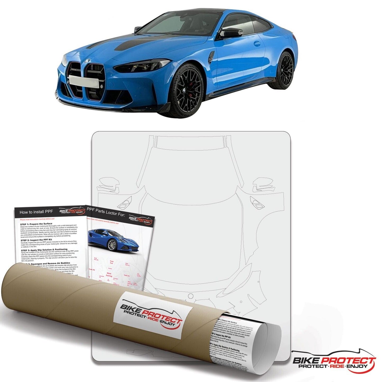 BMW M4 (2022 - 2025) PPF Paint Protection Film Kit