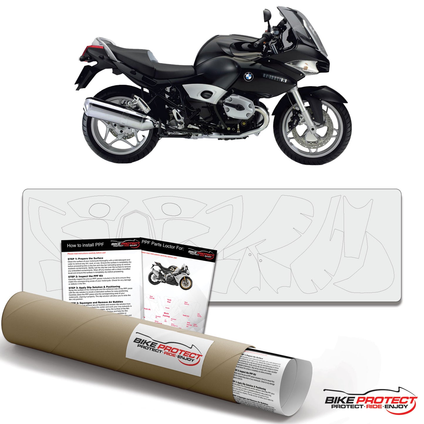 BMW R1200 ST (2005 - 2009) PPF Paint Protection Film Kit