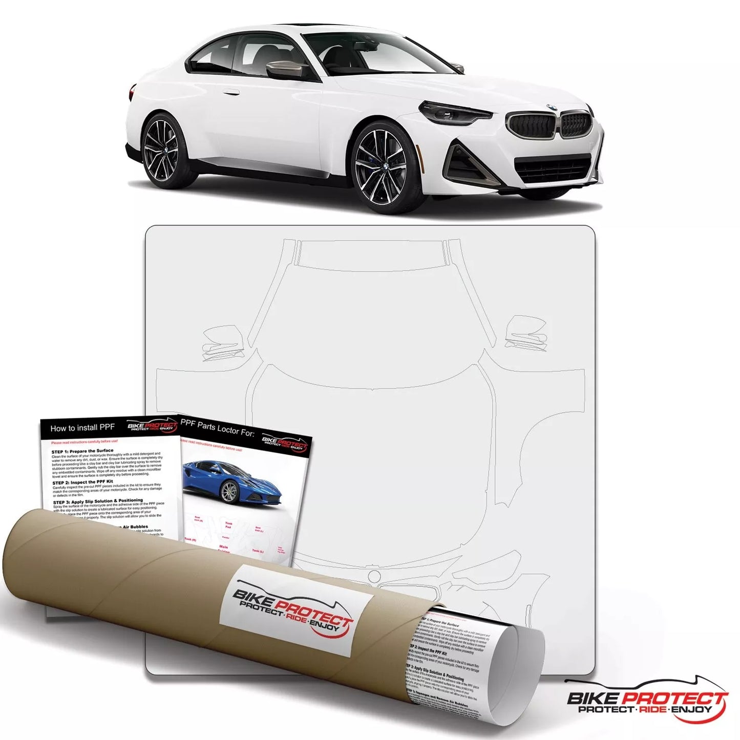 BMW 2 Series M240i (2022 - 2025) PPF Paint Protection Film Kit