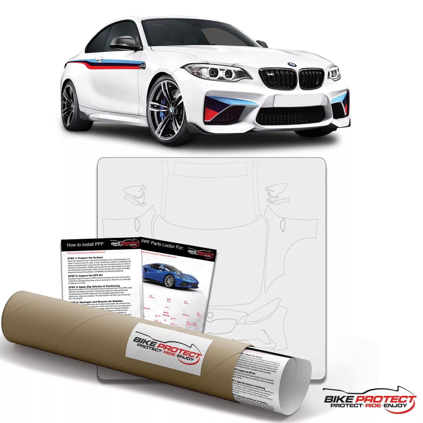 BMW M2 Competition F87 (2018 - 2021) PPF Paint Protection Film Kit
