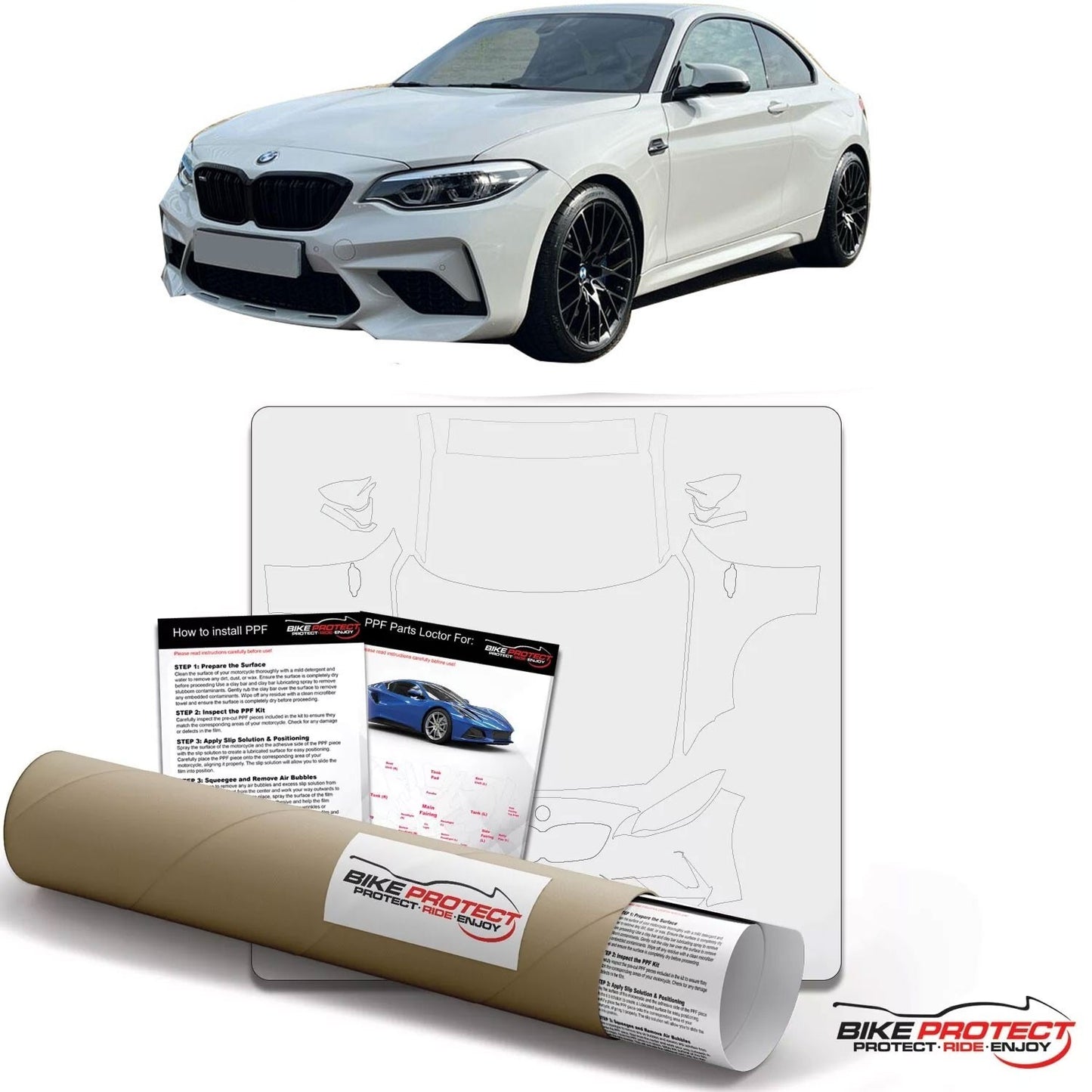 BMW M2 Competition (2018 - 2021) PPF Paint Protection Film Kit