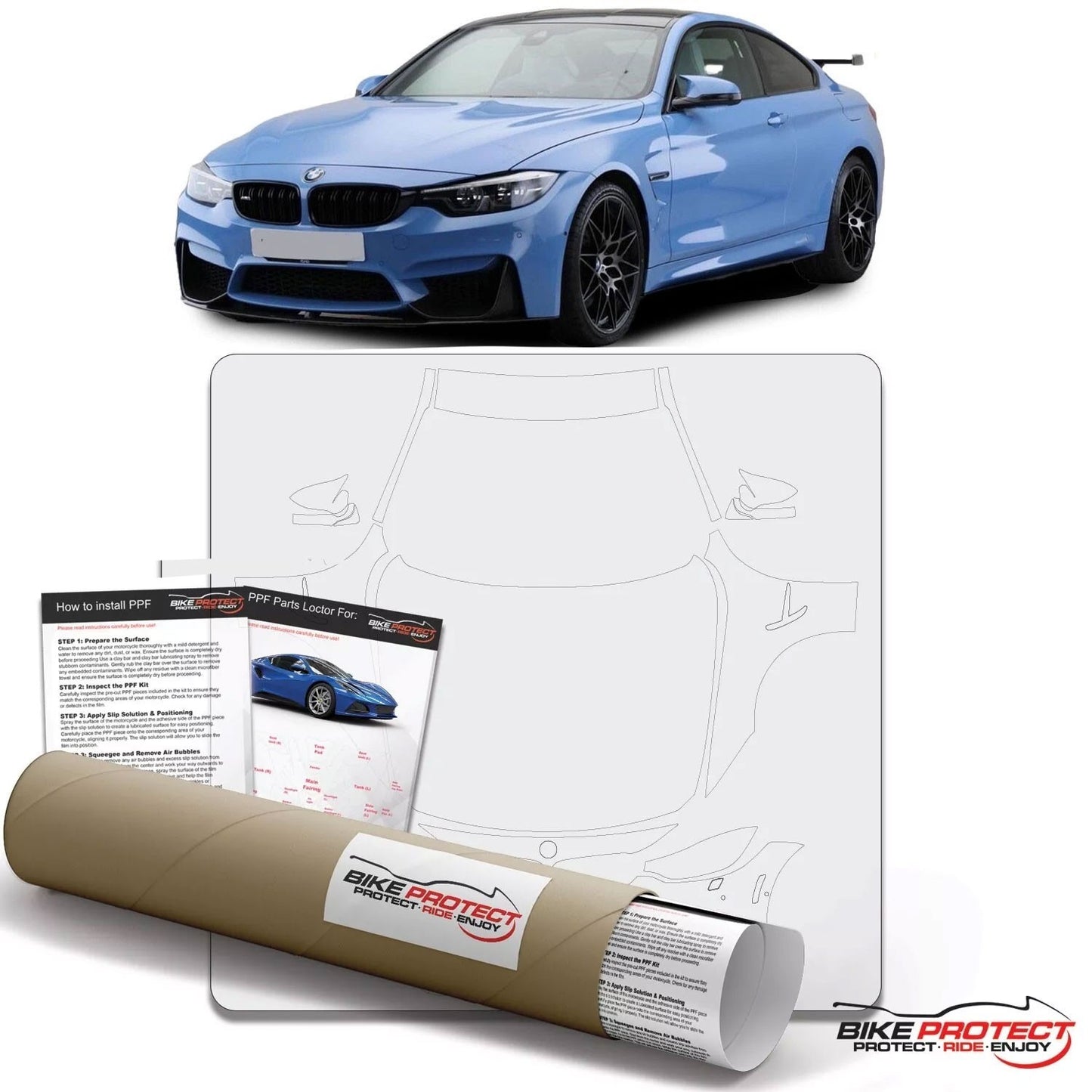 BMW M3 (2014 - 2020) PPF Paint Protection Film Kit