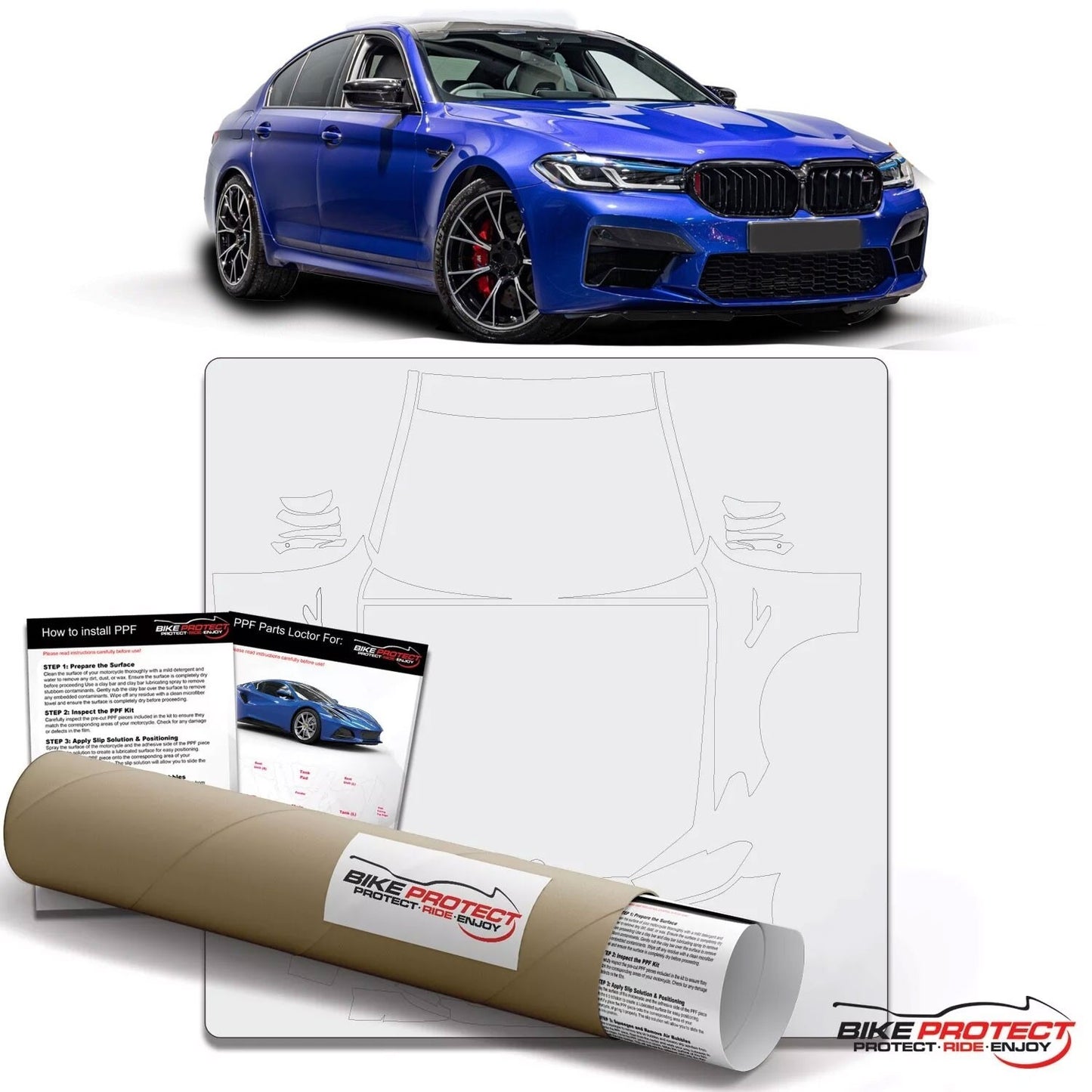 BMW M5 (2018 - 2020) PPF Paint Protection Film Kit