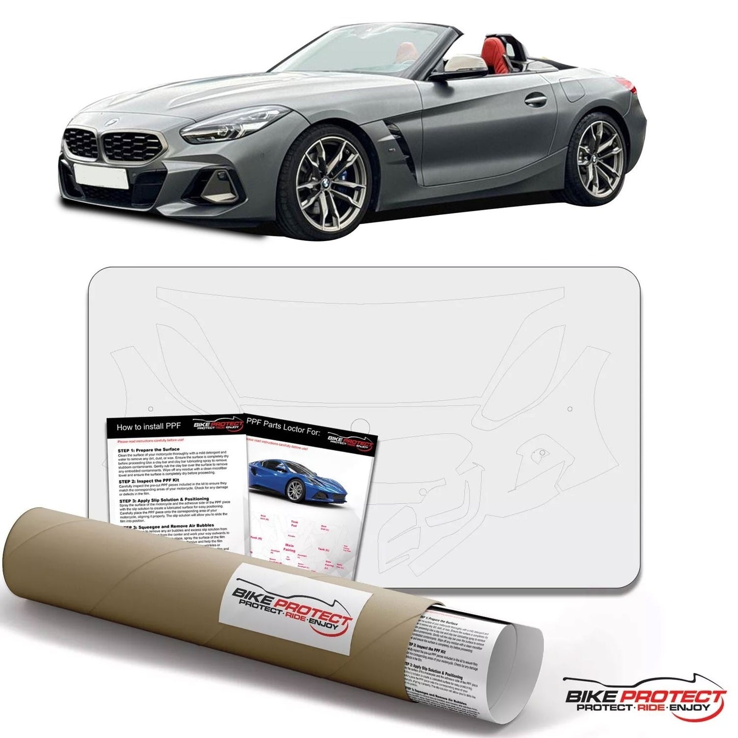 BMW Z4 M40i (2019 - 2025) PPF Paint Protection Film Kit