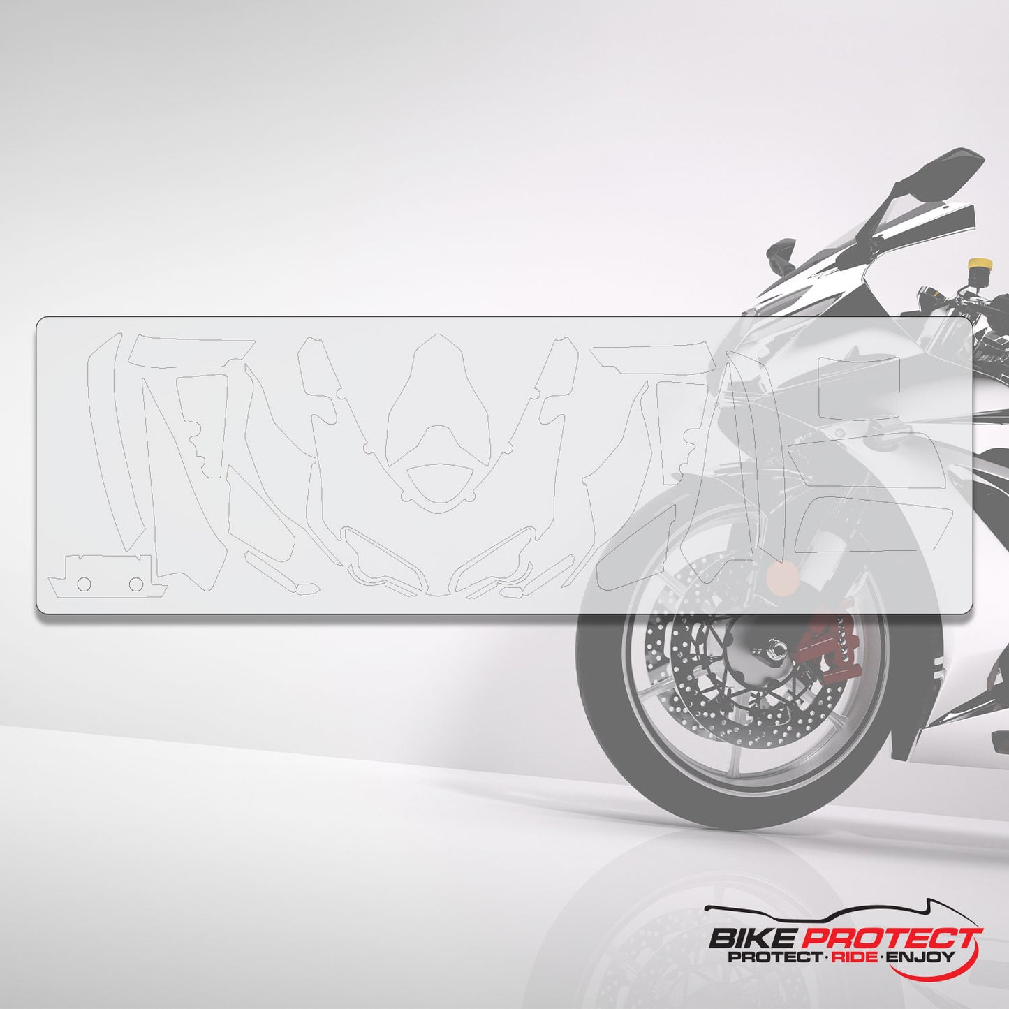 Ducati 848 (2007 - 2013) PPF Paint Protection Film Full Kit
