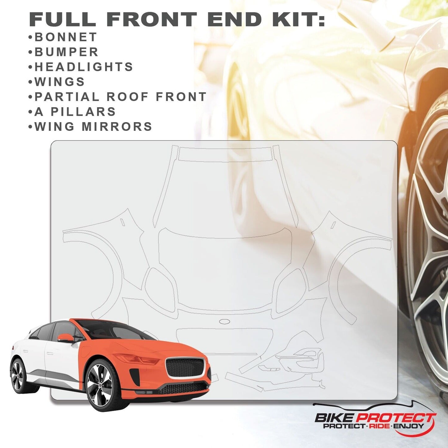 Ford Puma ST (2019 - 2023) PPF Paint Protection Film Full Front End Kit