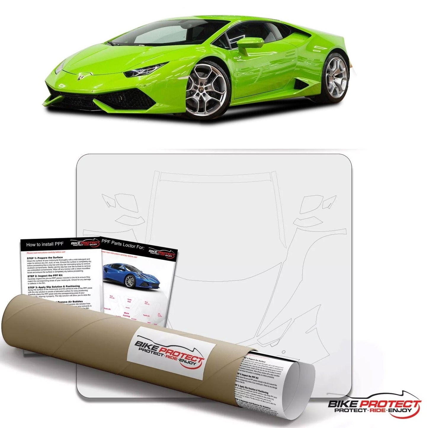 Lamborghini Huracan (2014 - 2019) PPF Paint Protection Film Kit