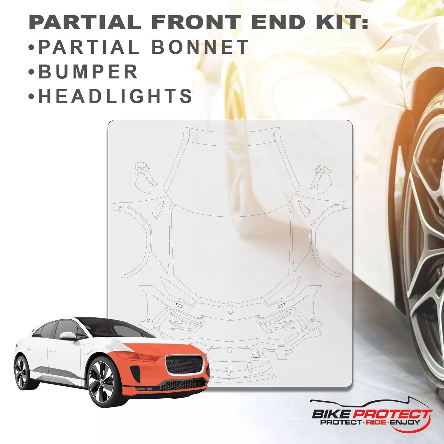 Lamborghini Urus (2018 - 2024) PPF Paint Protection Film Full Front End Kit