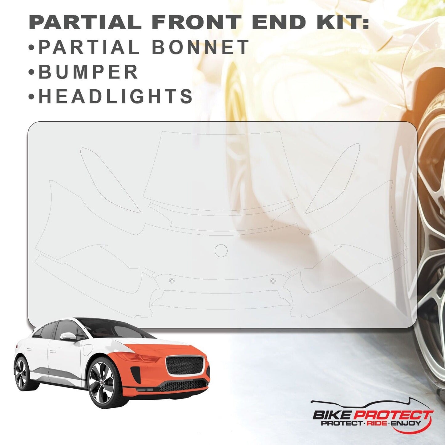 Lotus Emira (2022 - 2025) PPF Paint Protection Film Partial Front End Kit