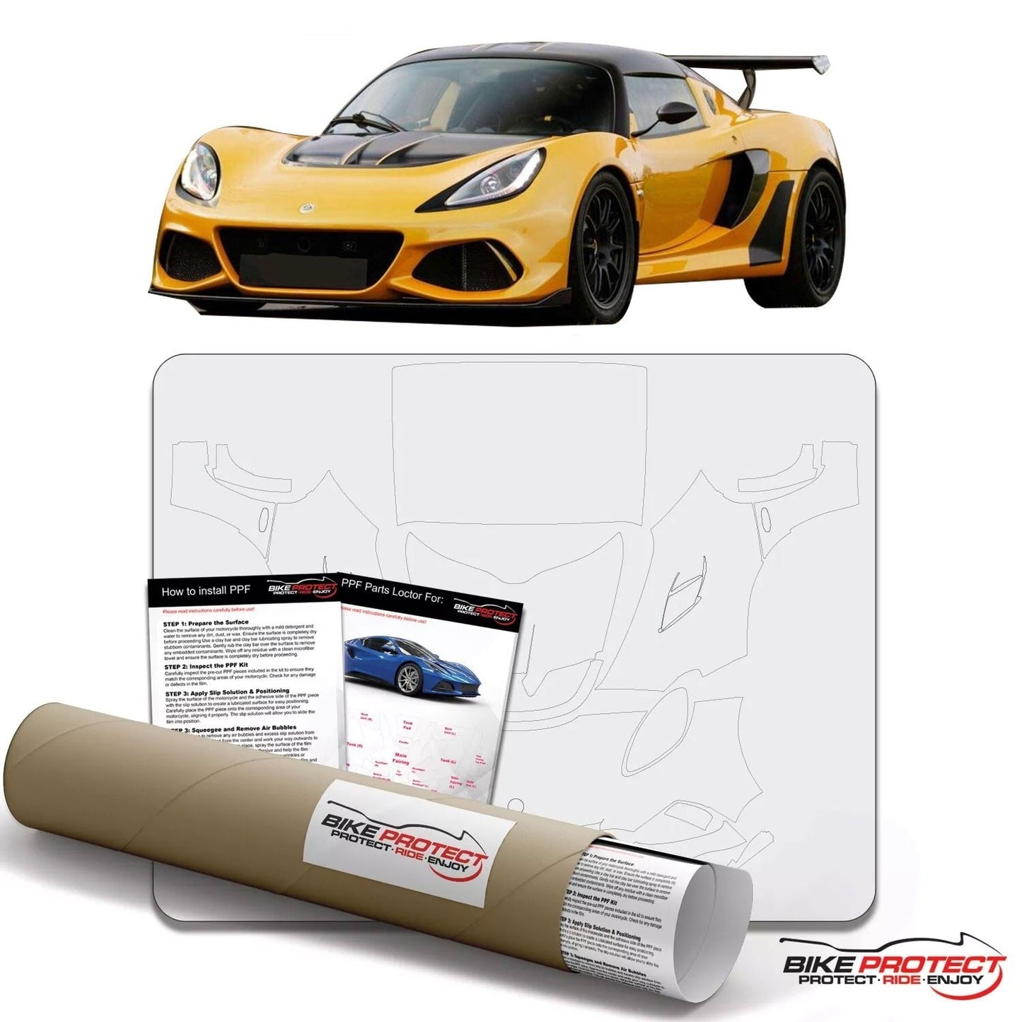 Lotus Exige Cup 430 (2018 - 2019) PPF Paint Protection Film Kit