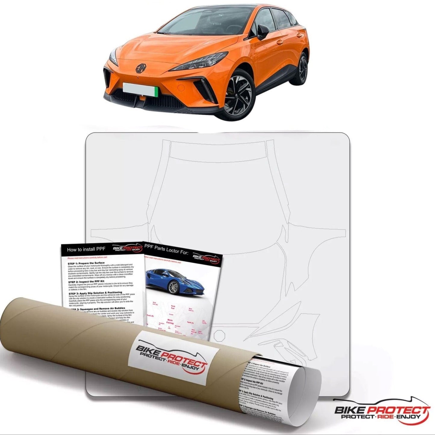 MG MG4 EV (2023 - 2025) PPF Paint Protection Film Kit