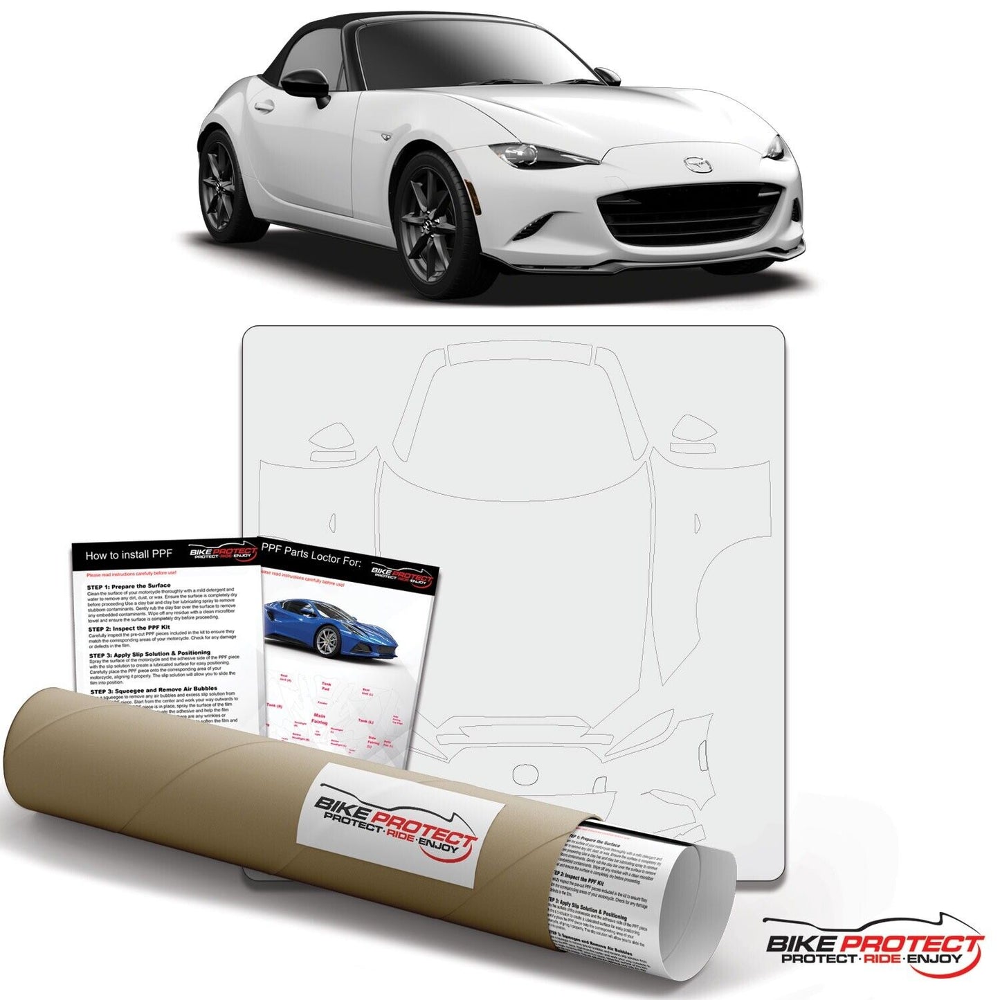 Mazda MX5 ND (2016 - 2023) PPF Paint Protection Film Kit