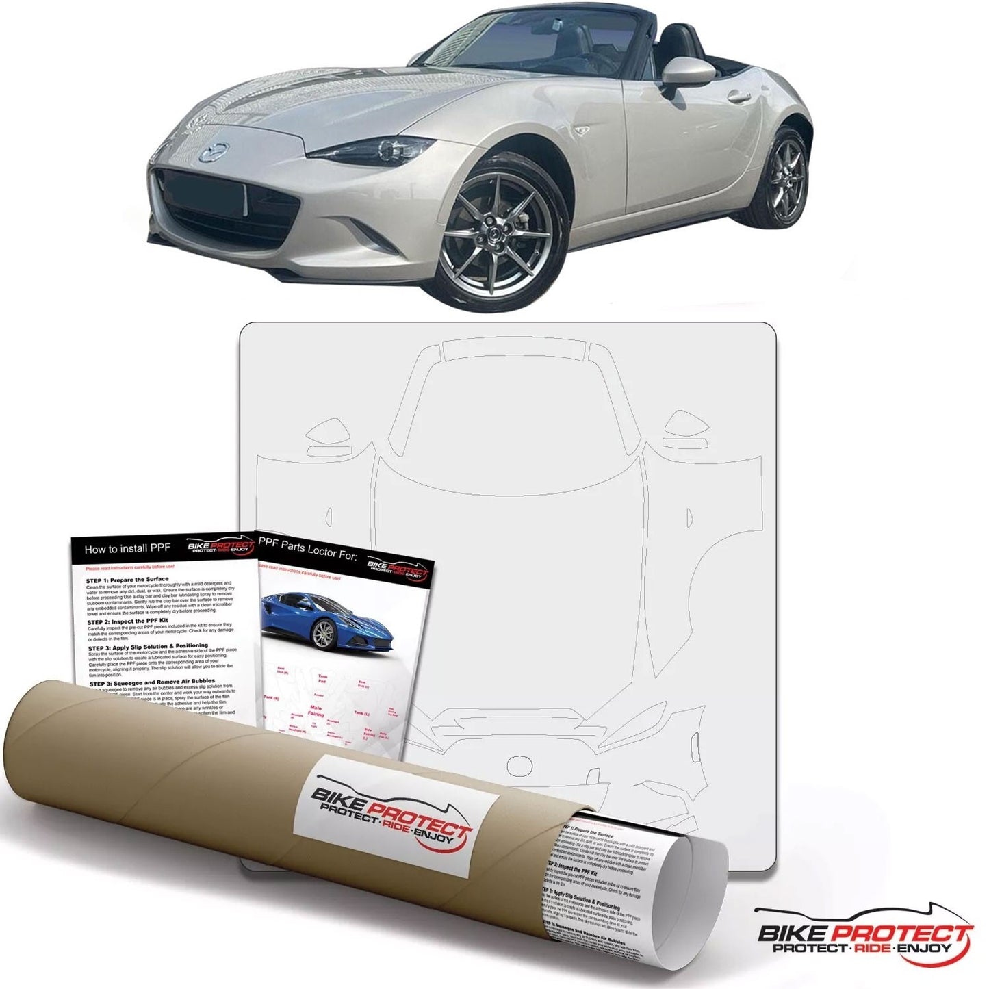 Mazda MX5 ND (2016 - 2023) PPF Paint Protection Film Kit