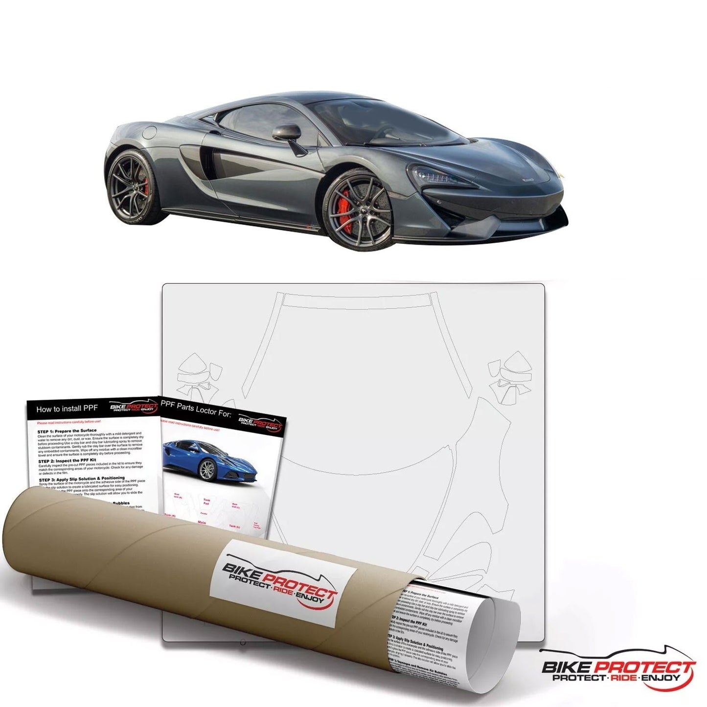 McLaren 570s (2017 - 2022) PPF Paint Protection Film Kit