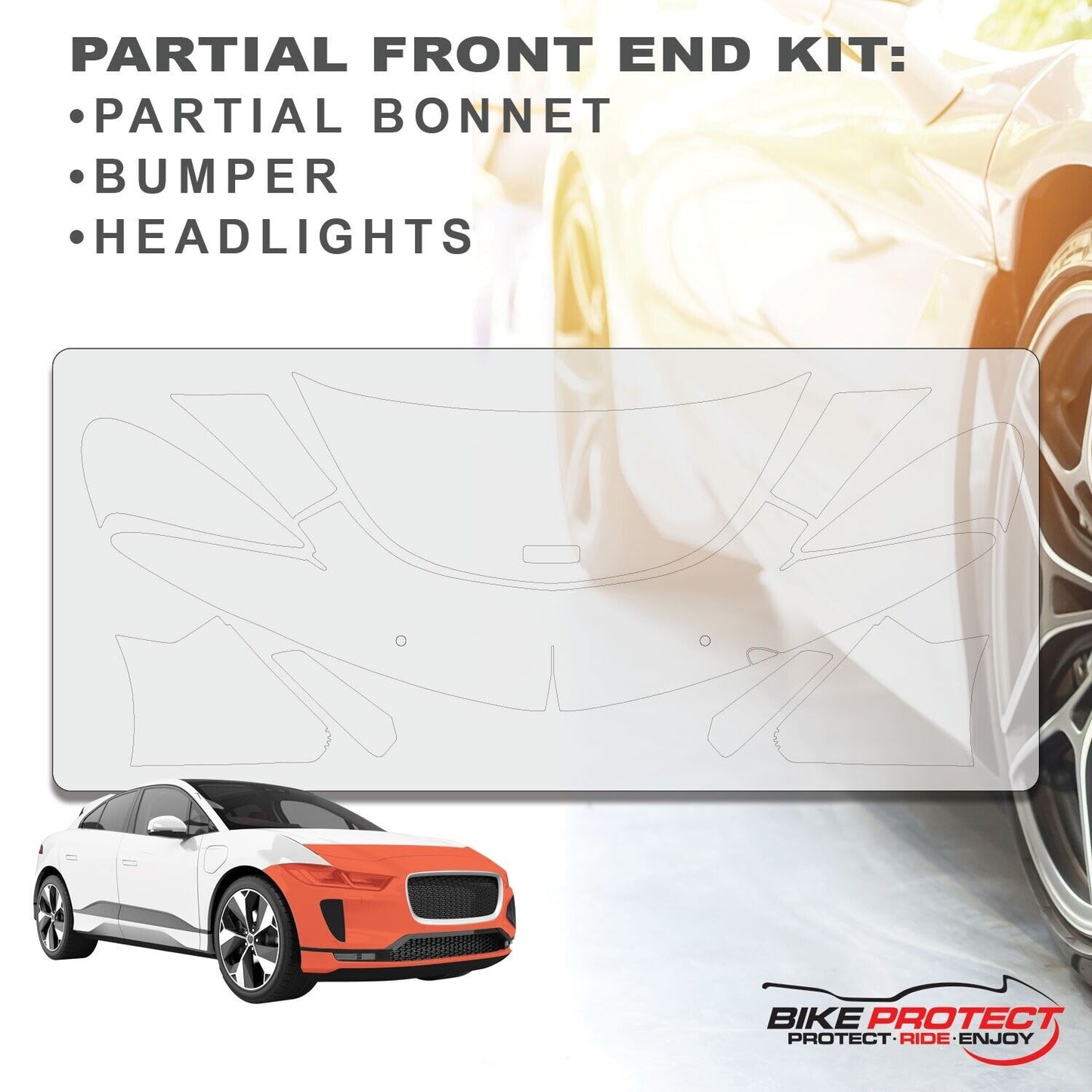 McLaren 570s (2017 - 2022) PPF Paint Protection Film Partial Front End Kit