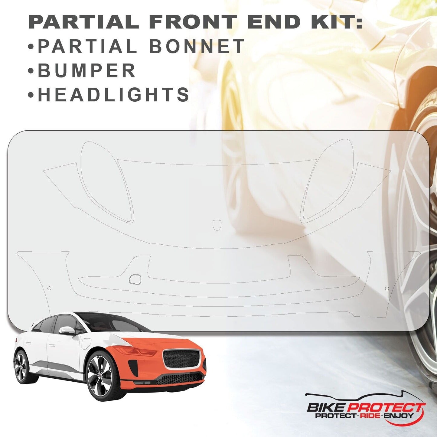 Porsche Macan (2022 - 2025) PPF Paint Protection Film Partial Front End Kit