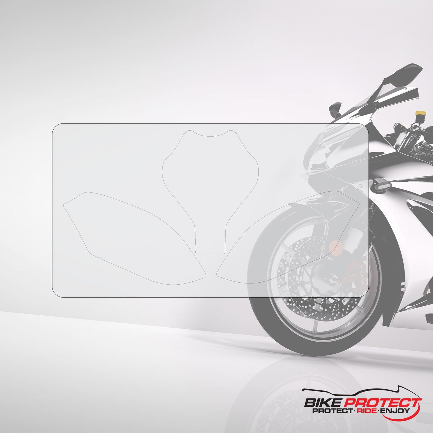 BMW HP4 (2013 - 2014) PPF Paint Protection Film Tank Kit