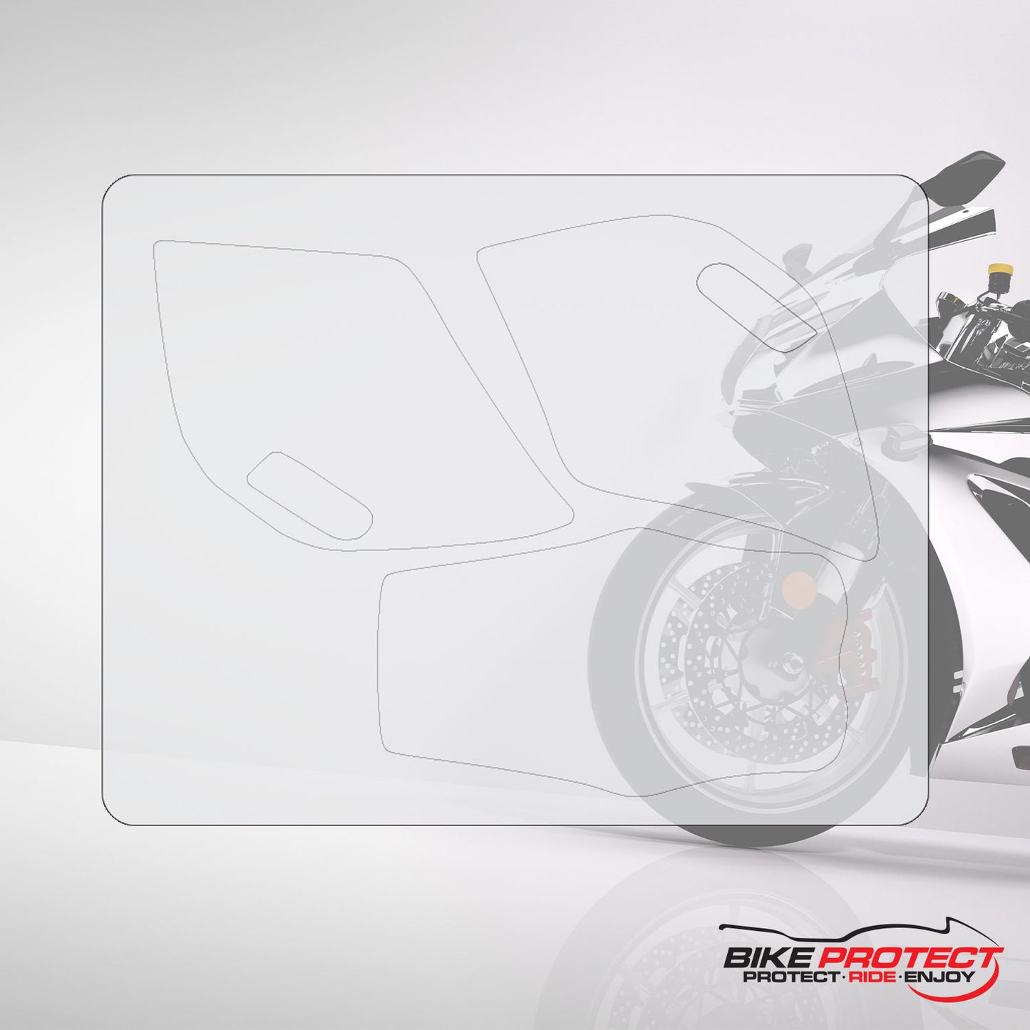 BMW R1200 GS Adventure (2008 - 2013) PPF Paint Protection Film Tank Kit
