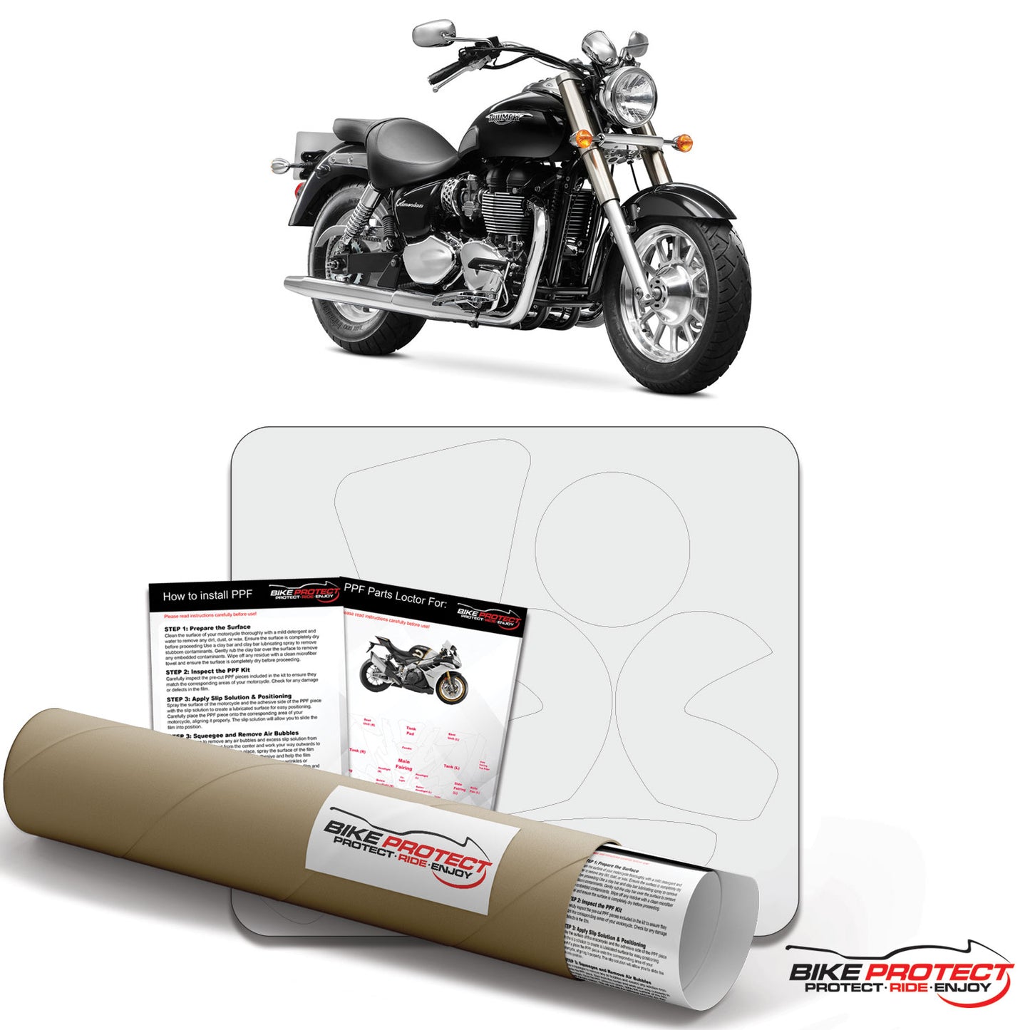 Triumph America (2007 - 2015) PPF Paint Protection Film Kit