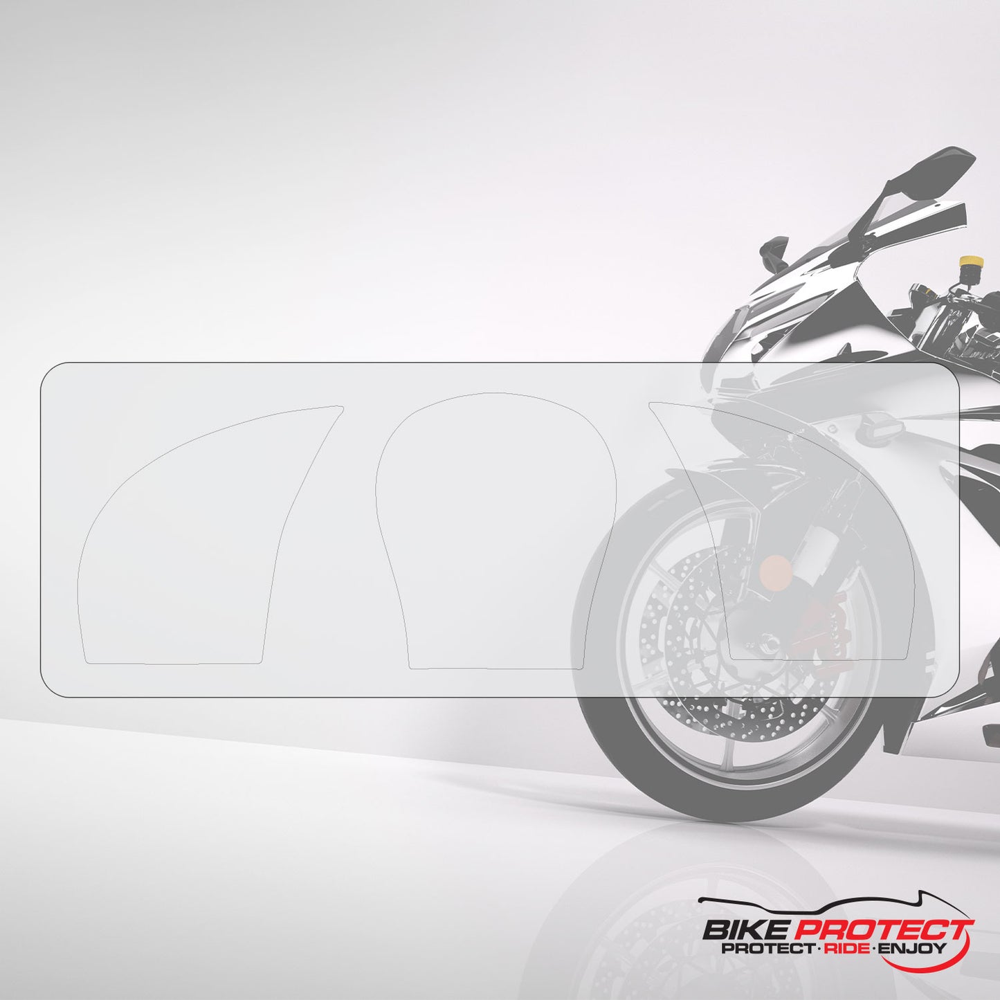 Buell 1125 R (2007 - 2010) PPF Paint Protection Film Tank Kit