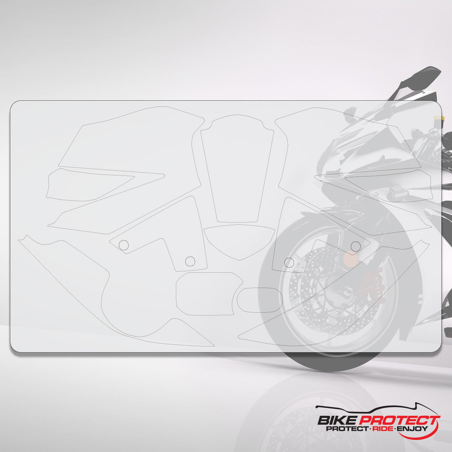 BMW F800 R (2009 - 2012) PPF Paint Protection Film Full Kit