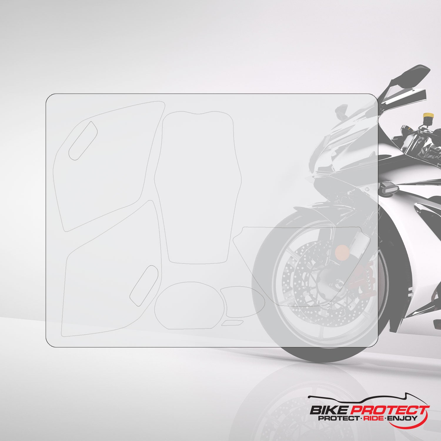 BMW R1200 GS Adventure (2008 - 2013) PPF Paint Protection Film Full Kit