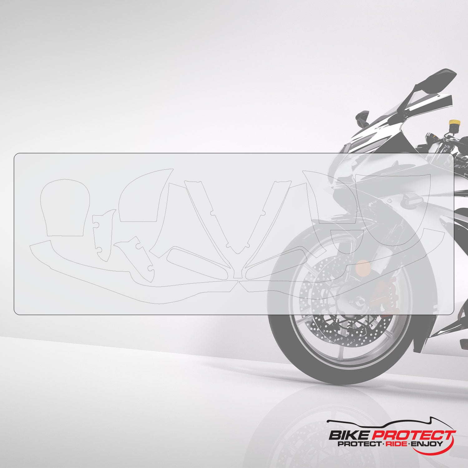 Buell 1125 R (2007 - 2010) PPF Paint Protection Film Full Kit