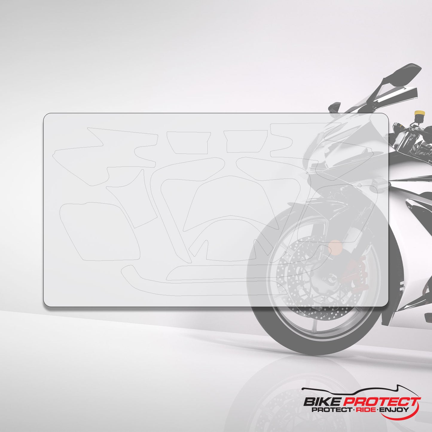 Honda NT700V Deauville (2006-2015) PPF Paint Protection Film Full Kit