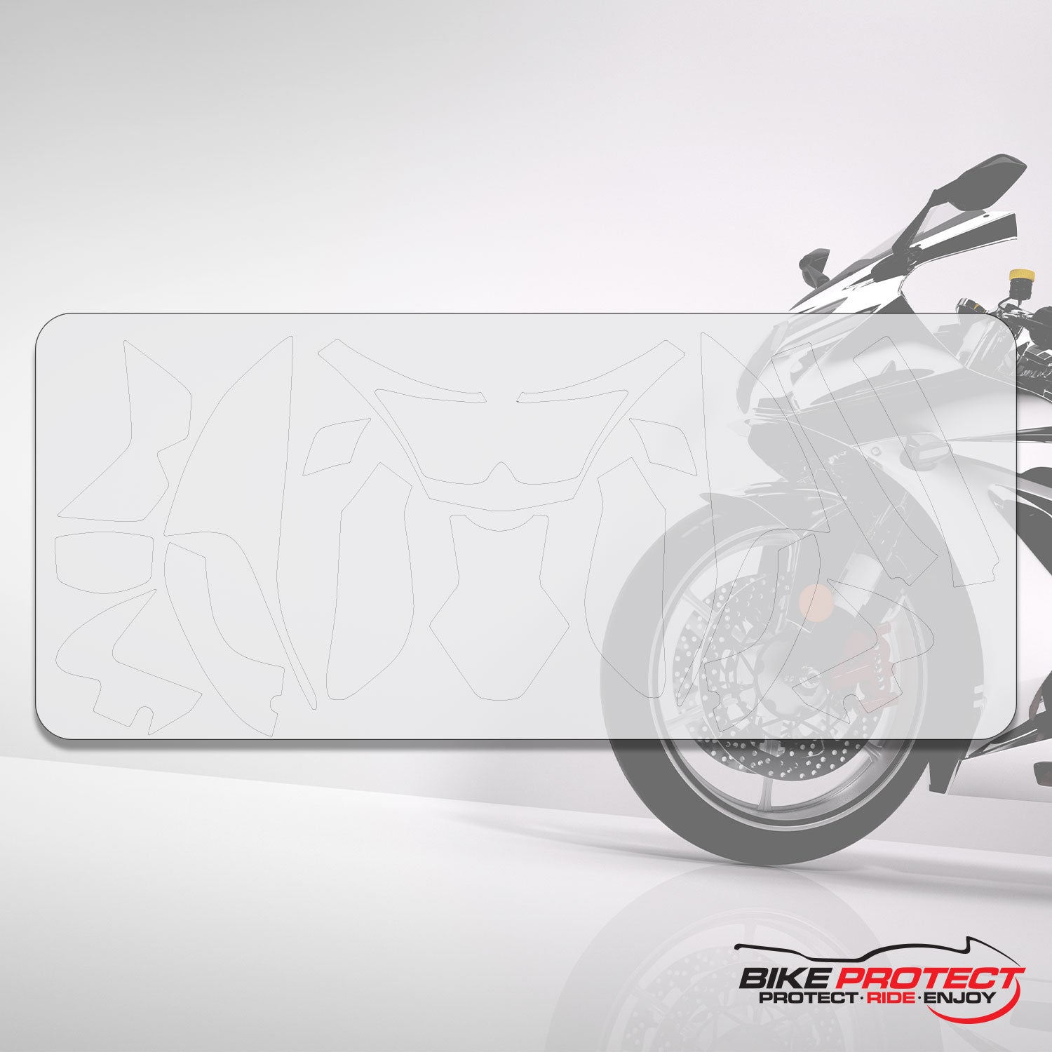 Kawasaki ER-6F (2006-2008) PPF Paint Protection Film Full Kit