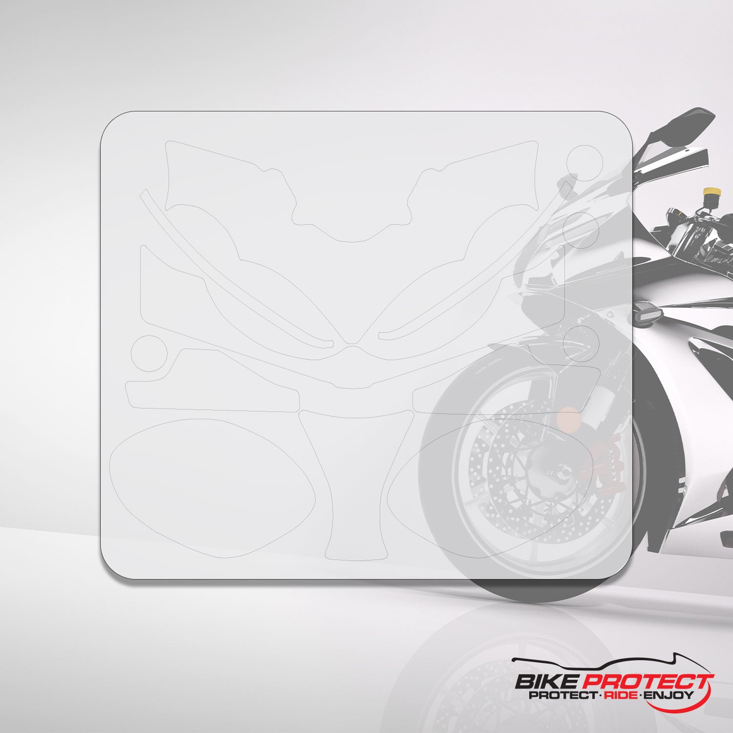 Kawasaki ZZ-R 1200 (2002-2005) PPF Paint Protection Film Full Kit