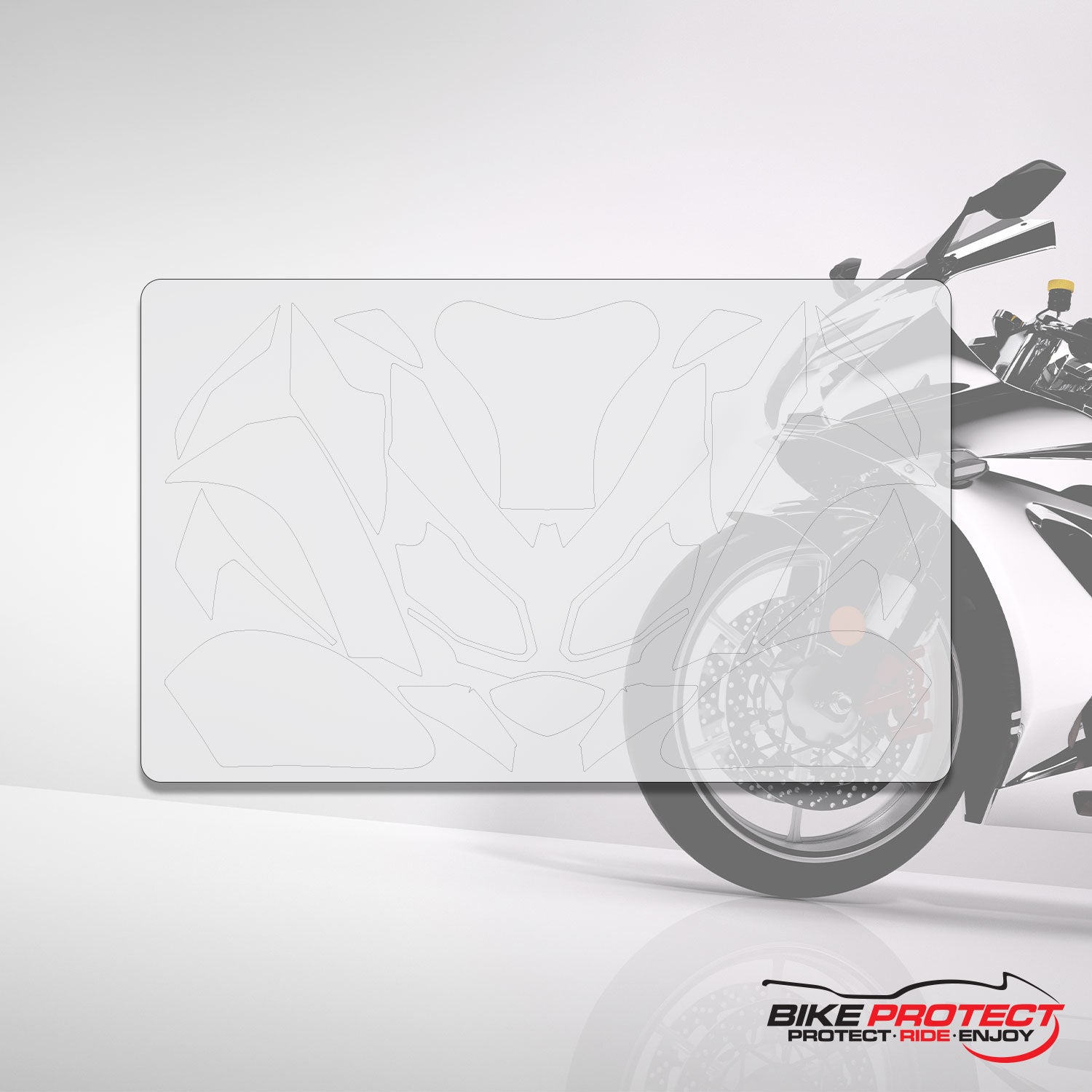 Kawasaki ER-6F (2012-2017) PPF Paint Protection Film Full Kit