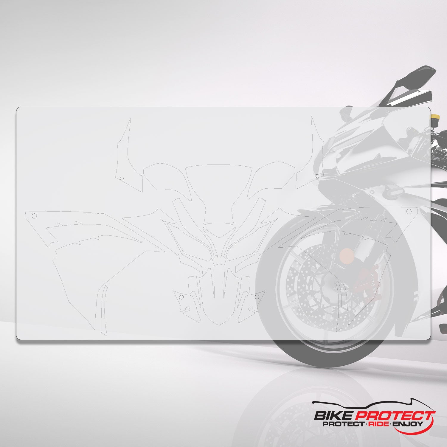 Kawasaki Ninja 300 (2012-2017) PPF Paint Protection Film Full Kit