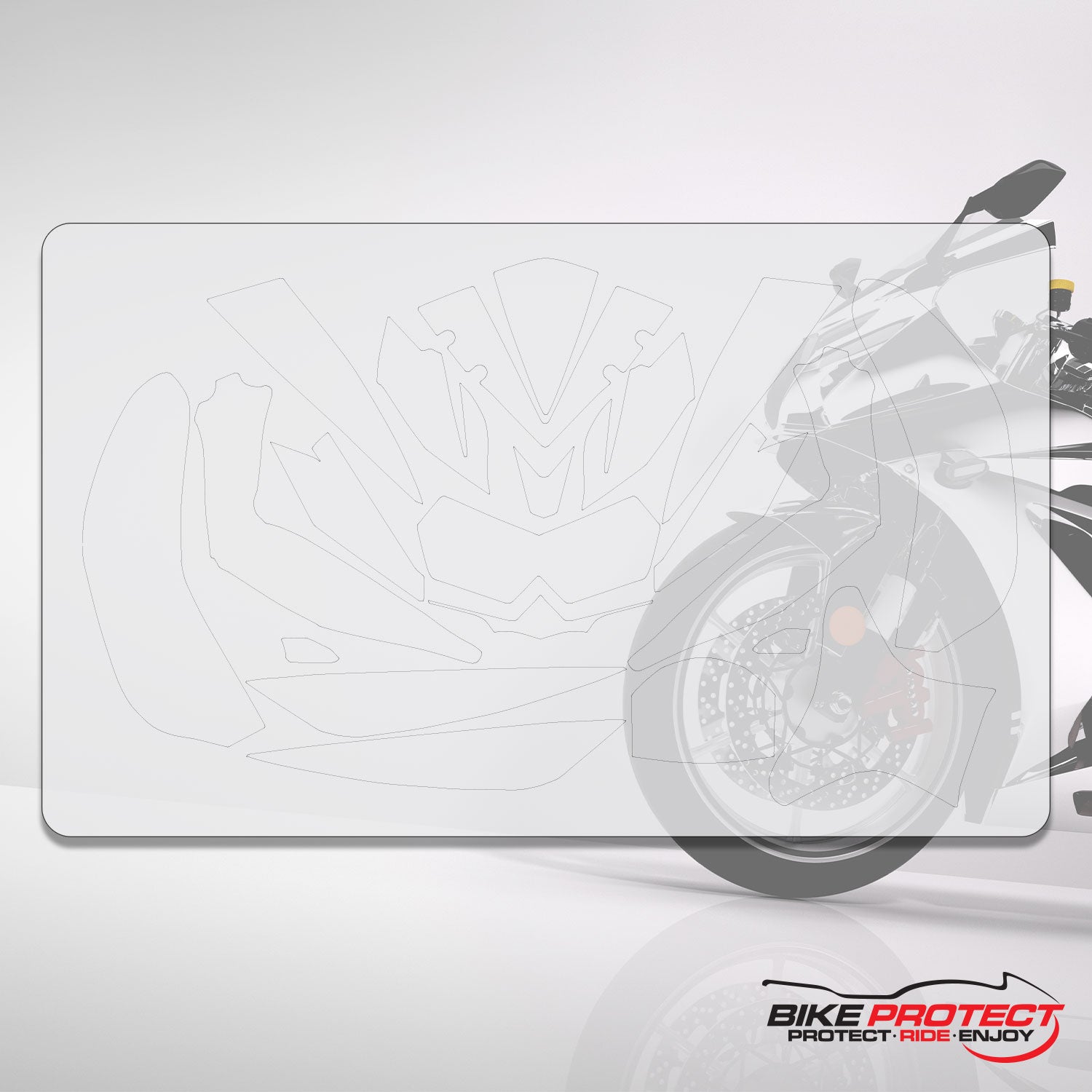 Kawasaki Z750R (2011-2012) PPF Paint Protection Film Full Kit