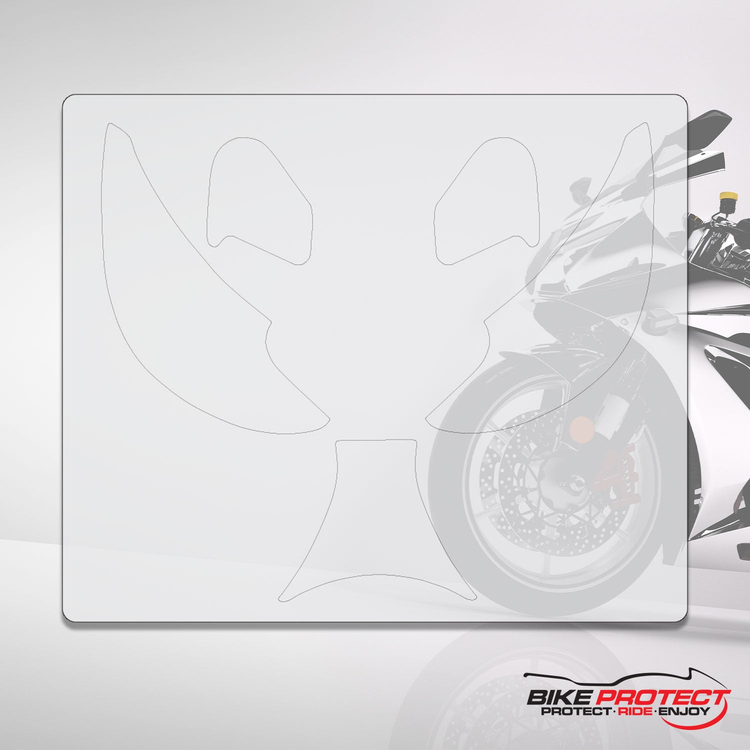Honda CB600F Hornet (2011-2013) PPF Paint Protection Film Tank Kit