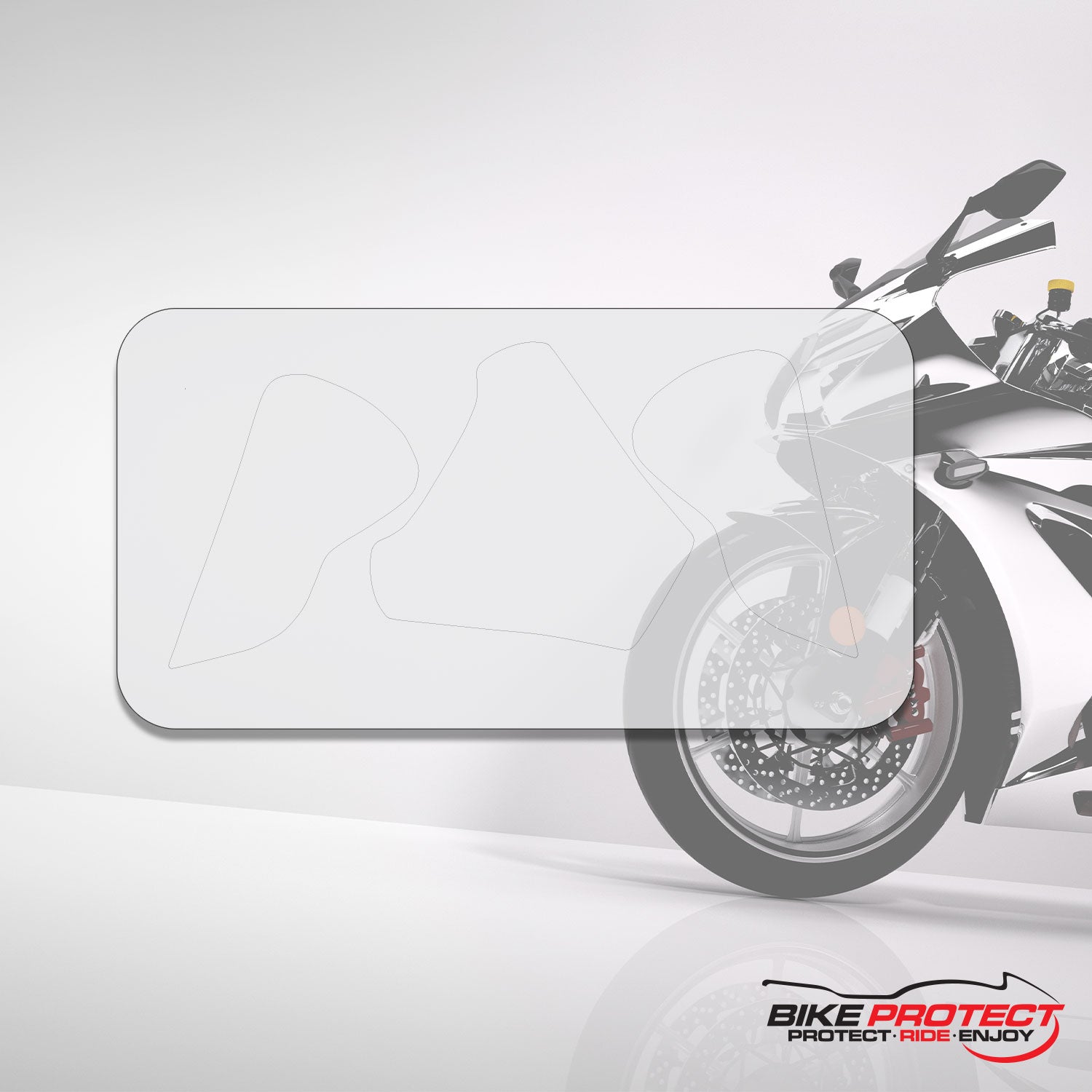 KTM 990 SuperDuke (2005-2006) PPF Paint Protection Film Tank Kit