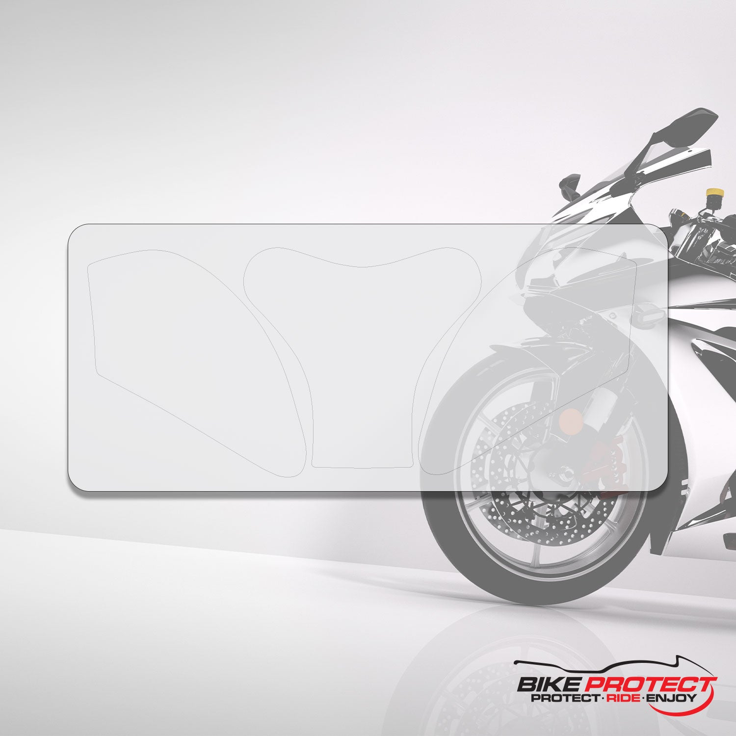 Kawasaki ER-6N (2012-2017) PPF Paint Protection Film Tank Kit