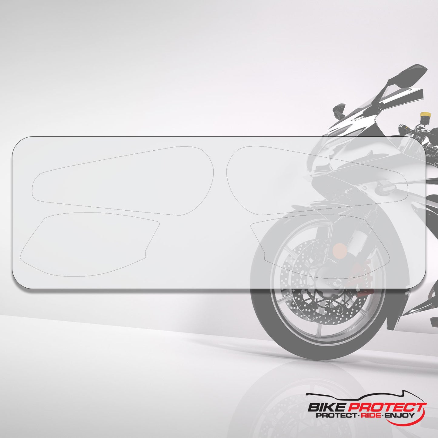 Suzuki Intruder M1800R (2008 - 2010) PPF Paint Protection Film Tank Kit