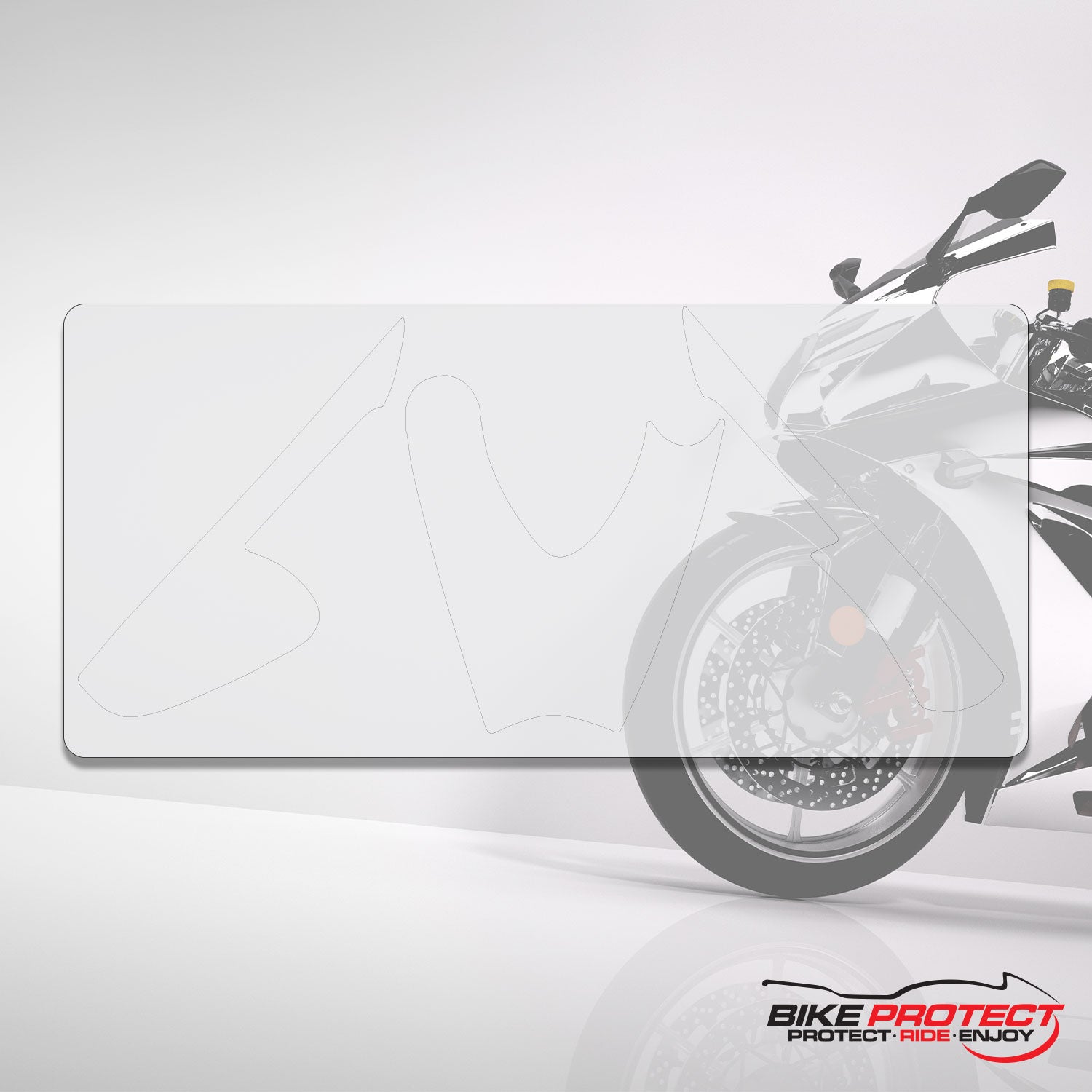 Triumph Rocket 3 Touring (2008 - 2009) PPF Paint Protection Film Tank Kit