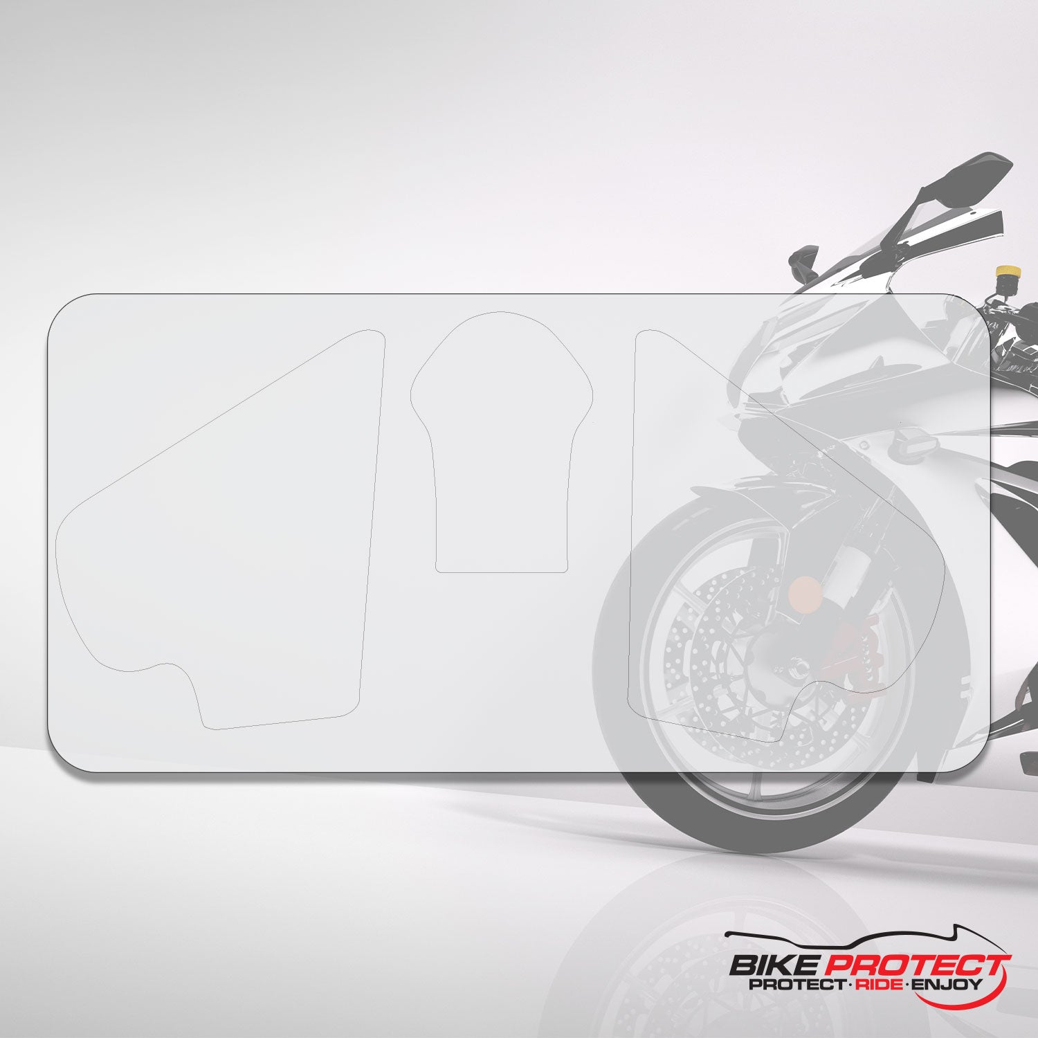 Triumph Daytona 675 (2009 - 2012) PPF Paint Protection Film Tank Kit