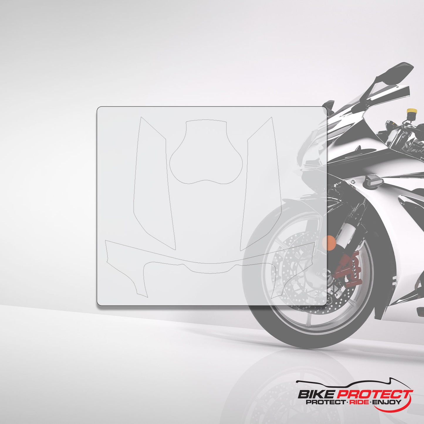 Yamaha FJR1300 (2013 - 2015) PPF Paint Protection Film Tank Kit